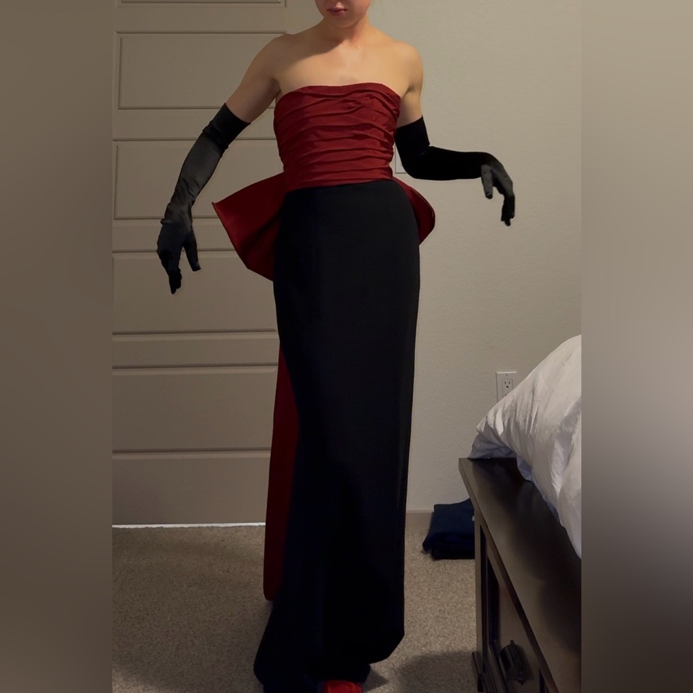 ❌SOLD❌ RALPH LAUREN PURPLE LABEL RED BOW DRESS - Picture 11 of 15
